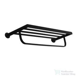   RamonSoler ERGOS XL 66 cm-es törölközőtartó polc, matt fekete 99Z306202
