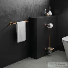 RamonSoler ERGOS fali WC kefe tartó, szálcsiszolt réz 99Z308454