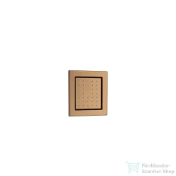   RamonSoler HYDROTHERAPY 12x13 cm-es, szögletes oldalfúvóka, szálcsiszolt réz 99Z309139