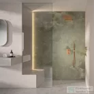 RamonSoler HYDROTHERAPY 55x23 cm-es, 2 funkciós fejzuhany, szálcsiszolt réz 99Z309186