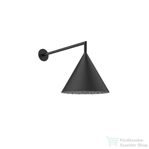 RamonSoler HYDROTHERAPY Artemisa 30 cm-es fejzuhany 30 cm-es zuhanykarral, matt fekete 99Z309213