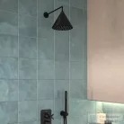 RamonSoler HYDROTHERAPY Artemisa 30 cm-es fejzuhany 30 cm-es zuhanykarral, matt fekete 99Z309213