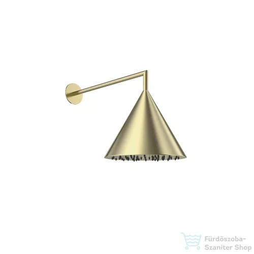RamonSoler HYDROTHERAPY Artemisa 30 cm-es fejzuhany 30 cm-es zuhanykarral, szálcsiszolt arany 99Z309214