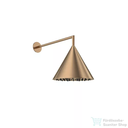RamonSoler HYDROTHERAPY Artemisa 30 cm-es fejzuhany 30 cm-es zuhanykarral, szálcsiszolt réz 99Z309215