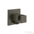 RamonSoler HYDROTHERAPY szögletes gégecső csatlakozós zuhanytartó, szálcsiszolt grafit 99Z309687