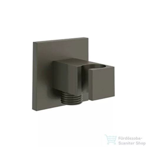 RamonSoler HYDROTHERAPY szögletes gégecső csatlakozós zuhanytartó, szálcsiszolt grafit 99Z309687