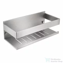   RamonSoler ERGOS 23 cm-es polc zuhanyzóba, szálcsiszolt rozsdamentes acél 99Z313791