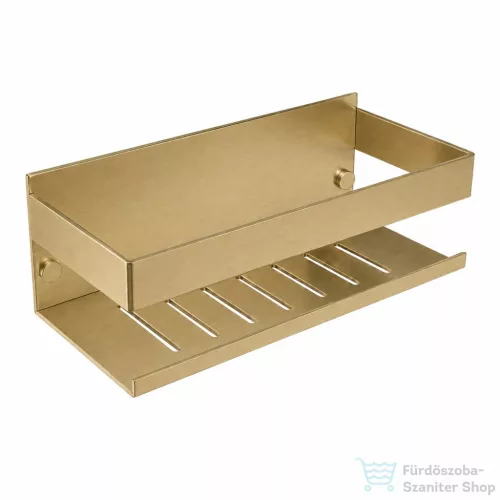 RamonSoler ERGOS 23 cm-es polc zuhanyzóba, szálcsiszolt arany 99Z313794