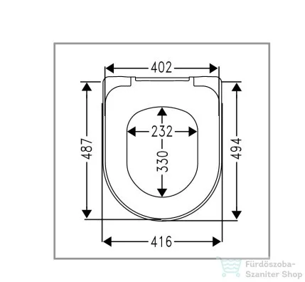 Villeroy & Boch Architectura Soft Close wc ülőke kompakt 9M66 S2 01 ( 9M66S201 )