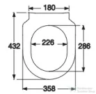 Villeroy & Boch Subway 2.0 Slimseat wc ülőke, Soft Closing zsanérral 9M78 S1 01 ( 9M78S101 )