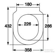 Villeroy & Boch Subway 2.0 Slimseat wc ülőke, Soft Closing zsanérral 9M78 S1 01 ( 9M78S101 )