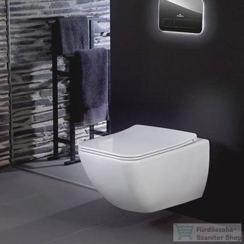 Villeroy & Boch Venticello Slimseat Line wc ülőke, Soft Closing zsanérral 9M80 S1 01 ( 9M80S101 )