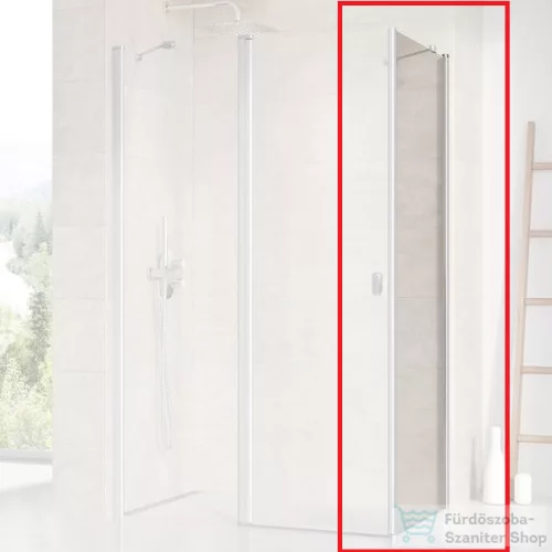 Ravak CHROME CPS-80 80 cm-es oldalfal CRV1 és CRV2 zuhanyajtóhoz,szatén+transparent 9QV40U00Z1