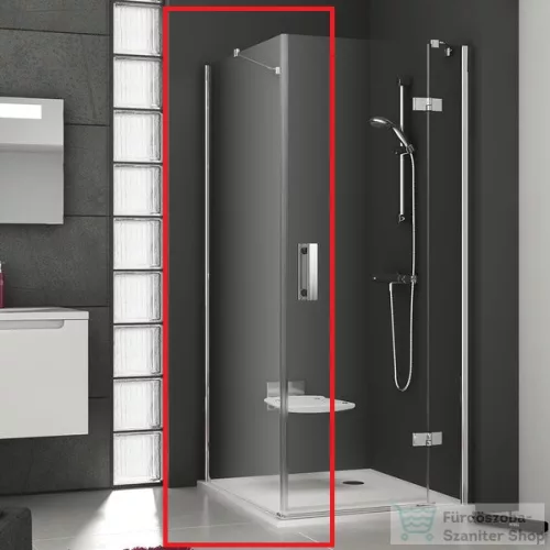Ravak SMARTLINE SMPS-100 100 cm-es balos oldalfal,króm+transparent 9SLA0A00Z1