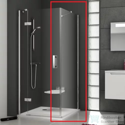 Ravak SMARTLINE SMPS-80 80 cm-es jobbos oldalfal,króm+transparent 9SP40A00Z1