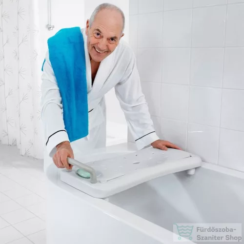 Sapho RIDDER Polc kádra kapaszkodóval, fehér  A0040101