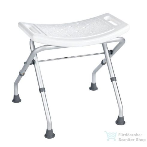 Sapho Fürdőszobai szék, összehajtható, fehér A0050301