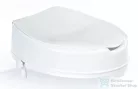 Sapho Magasított WC ülőke, 10 cm, kapaszkodó nélkül, fehér A0071001