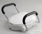 Sapho Magasított WC ülőke, 10 cm, kapaszkodóval, fehér A0072001