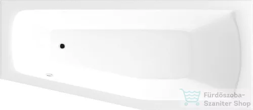 AQUALINE OPAVA kád, láb nélkül, jobbos, 160x70x39cm, akril A1671