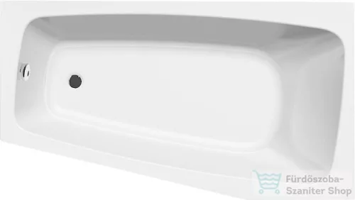 AQUALINE BEROUNKA kád, láb nélkül, jobbos 160x90x42cm, akril A1691