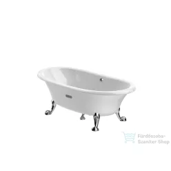   Roca Newcast 170x85 cm-es szabadon álló öntöttvas kád csúszásmentes aljjal,fehér A233650007
