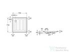 Roca Easy 75x75 cm-es akril zuhanytálca lefolyóval,fehér A276079000