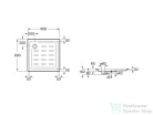 Roca Easy 80x80 cm-es akril zuhanytálca lefolyóval,fehér A276080000