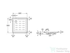 Roca Easy 90x90 cm-es akril zuhanytálca lefolyóval,fehér A276081000