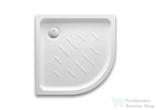 Roca Easy 80x80 cm-es íves akril zuhanytálca lefolyóval,fehér A276084000