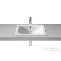   Roca Diverta 50x38 cm-es pultba építhető porcelán mosdó csaplyuk nélkül,fehér A327114000