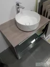 Roca Inspira 37x37x14 pultra ültethető porcelán mosdó