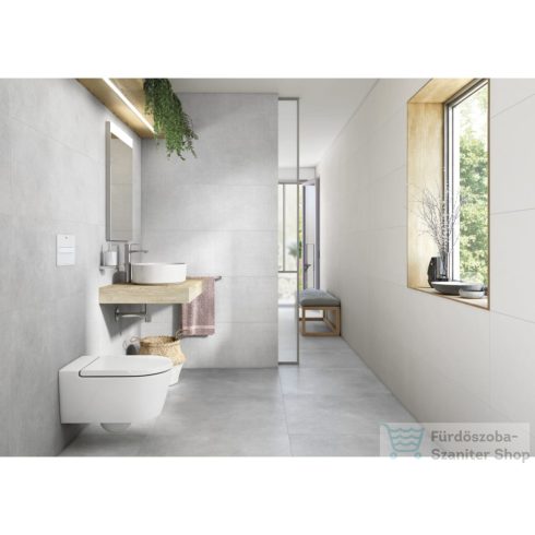 Roca Inspira 37x37x14 cm-es pultra ültethető porcelán mosdó,matt fehér A327523620