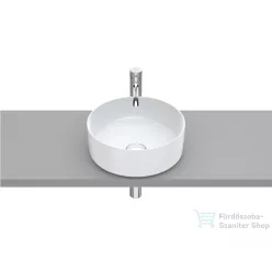  Roca Inspira 37x37x14 cm-es pultra ültethető porcelán mosdó,Pearl A327523630