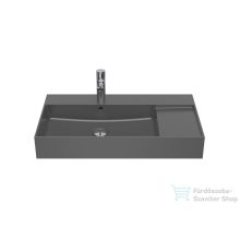   Roca Inspira 80x49 cm-es fali,vagy bútorra ültethető porcelán mosdó,Onyx A32752B640