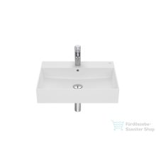   Roca Inspira 60x49 cm-es fali,vagy bútorra ültethető porcelán mosdó,matt fehér A32752C620