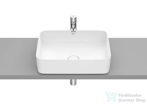 Roca Inspira 50x37x14 cm-es pultra ültethető porcelán mosdó,matt fehér A327530620