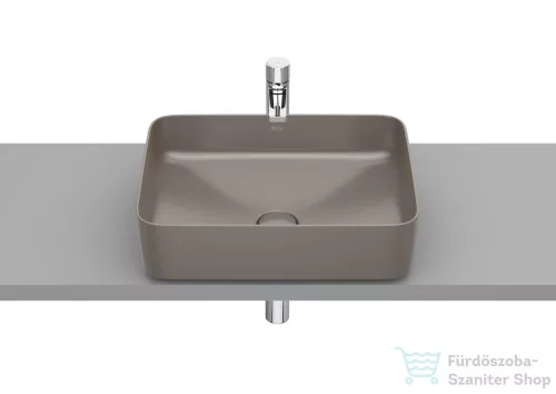Roca Inspira 50x37x14 cm-es pultra ültethető porcelán mosdó,Coffee A327530660