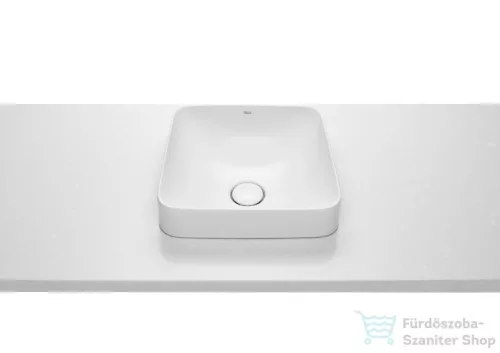 Roca Inspira 37x37x7,3 pultba építhető porcelán mosdó