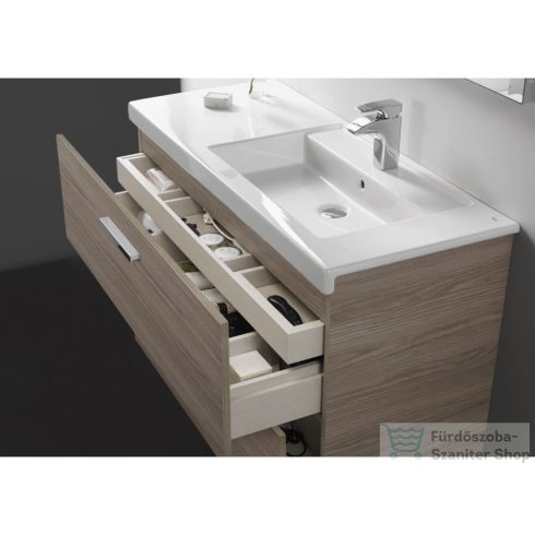 Roca Prisma 90x45 cm-es fali,vagy bútorra ültethető porcelán mosdó jobb oldali medencével,Fehér A327543000