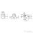 Roca Inspira Square Rimless fali wc,Onyx A346537640