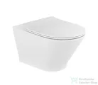 Roca THE GAP Round rimless fali wc szett Soft close ülőkével A34H0N5001