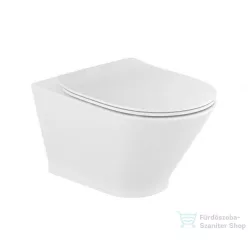   Roca THE GAP Round rimless fali wc szett Soft close ülőkével A34H0N5001