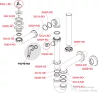 Alcadrain (Alcaplast) helytakarékos mosdószifon A413
