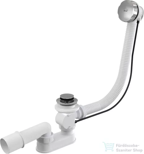 Alcaplast AUTOMATA KÁDSZIFON 1000 mm hosszú, króm  A55K-100