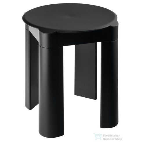 Sapho COLORED fürdőszobai szék, 37x39x37cm, ABS, matt fekete (A56013)