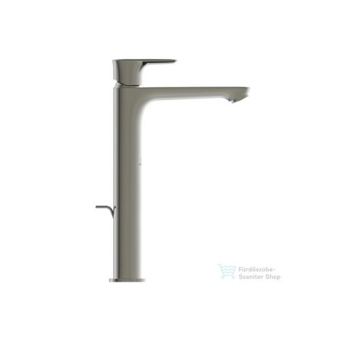 Ideal Standard CONNECT AIR magasított mosdó csaptelep automata leeresztővel,Silver storm A7025GN