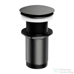   Omnires click-clack leeresztő túlfolyó nélküli mosdóhoz, szálcsiszolt grafit A716GR