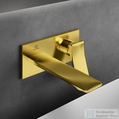 Ideal Standard CONCA falsík alatti mosdó csaptelep 18 cm-es kifolyóval,alaptest nélkül,Brushed gold A7371A2