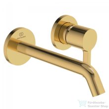   Ideal Standard JOY falsík alatti mosdó csaptelep 18 cm-es kifolyóval,alaptest nélkül,Brushed Gold A7378A2